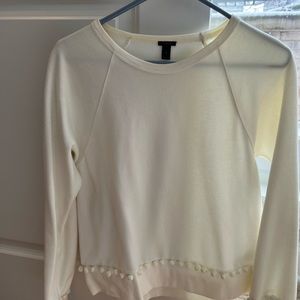 J.Crew Pom Pom Crewneck